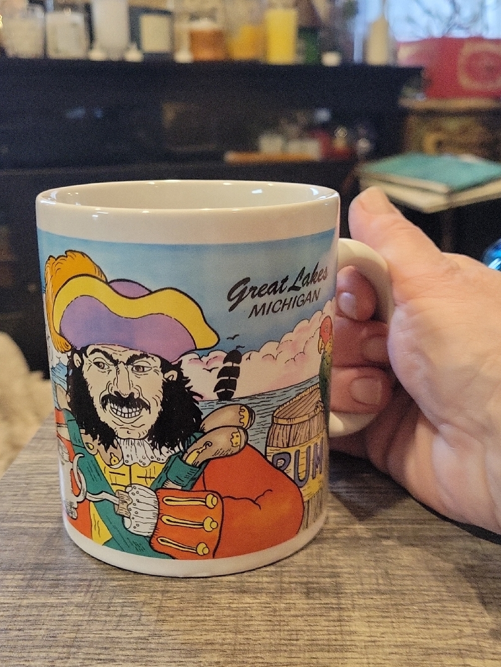 Great Lakes Pirate Mug,EUC